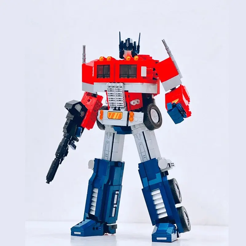 1508 PCS NEW Optimus Primees Building Blocks Toy Transformers Robot Bricks Compatible 10302 Truck Kids Christmas Birthday Gift