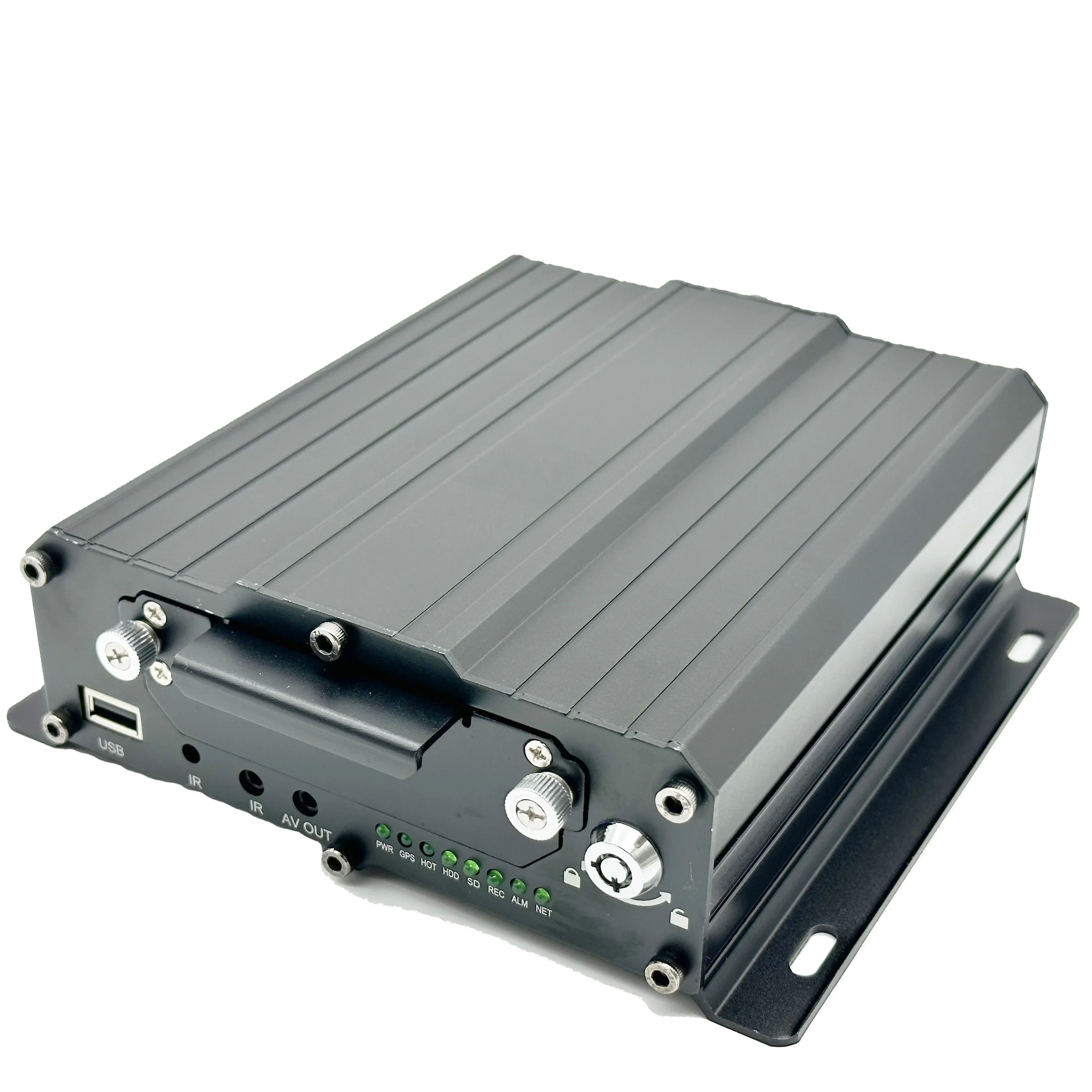 4 Channel H.265 GPS 4G Car Mobile DVR with 4TB HDD CMSV6 Vehicle MDVR System Digital Video Recorder