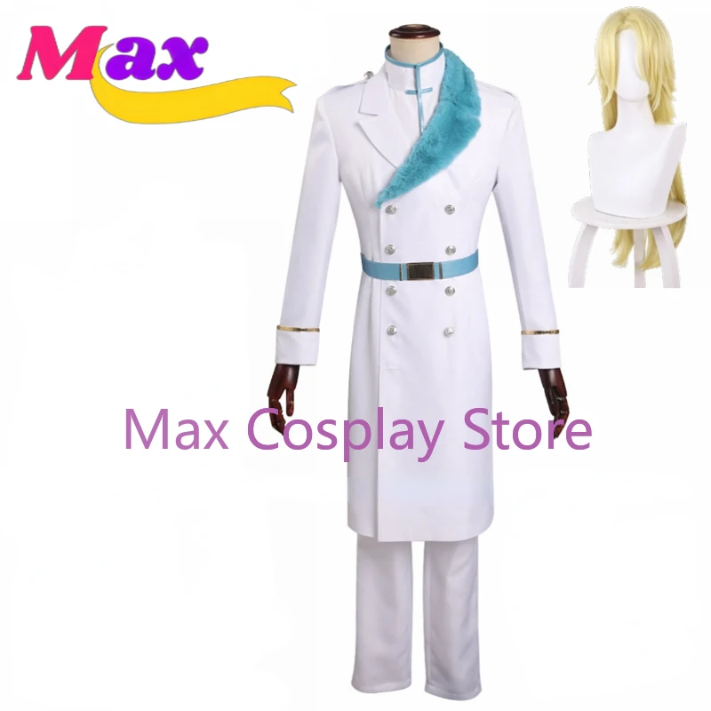 Max Cos Anime Jugram Haschwalth Windbreaker Cosplay Costume Wig Outfits Halloween Carnival Suit Custom Size