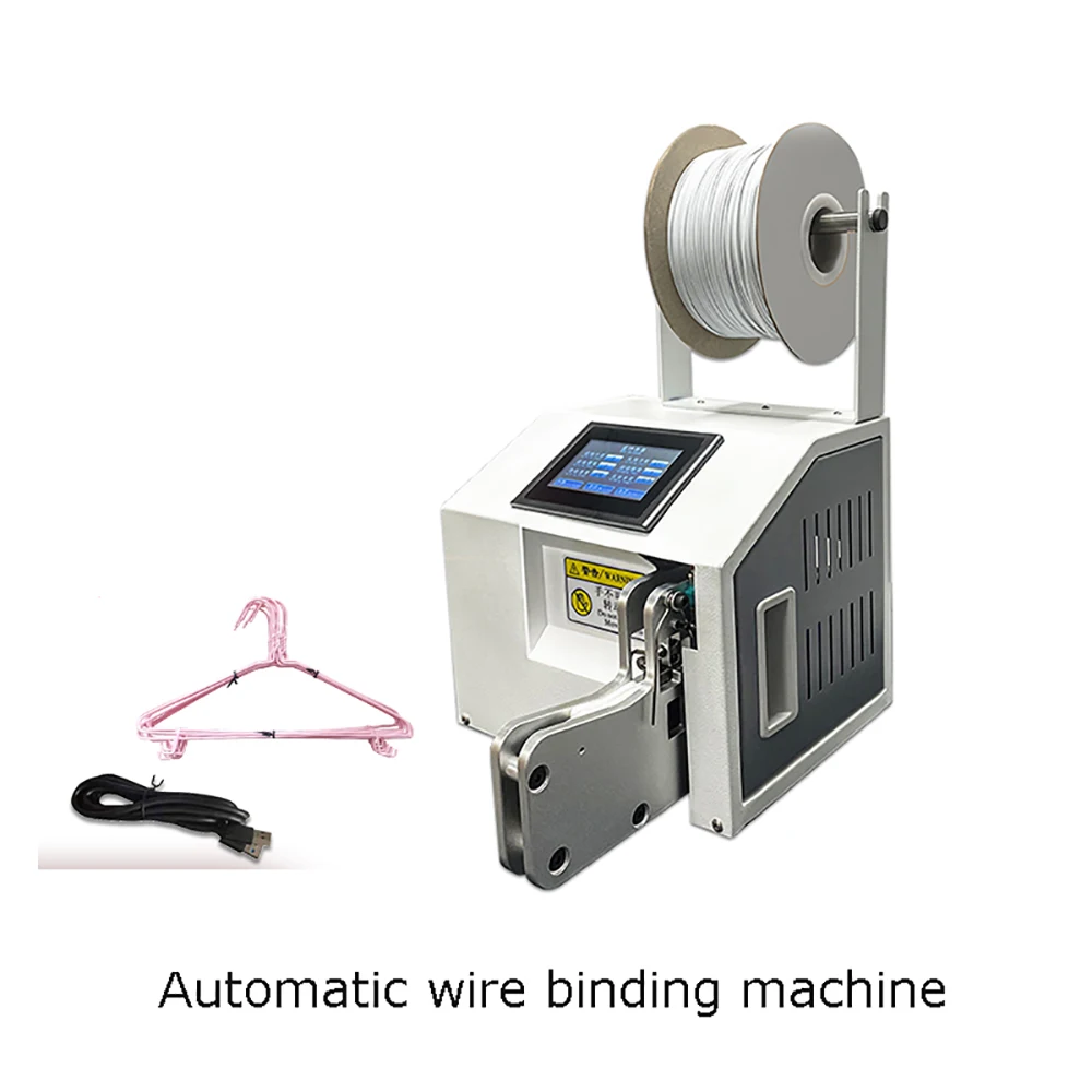 5-30mm Touch Screen automatic Cable Wire Binding Machine Power Cord Data,Lollipop, hanger cable tie machine