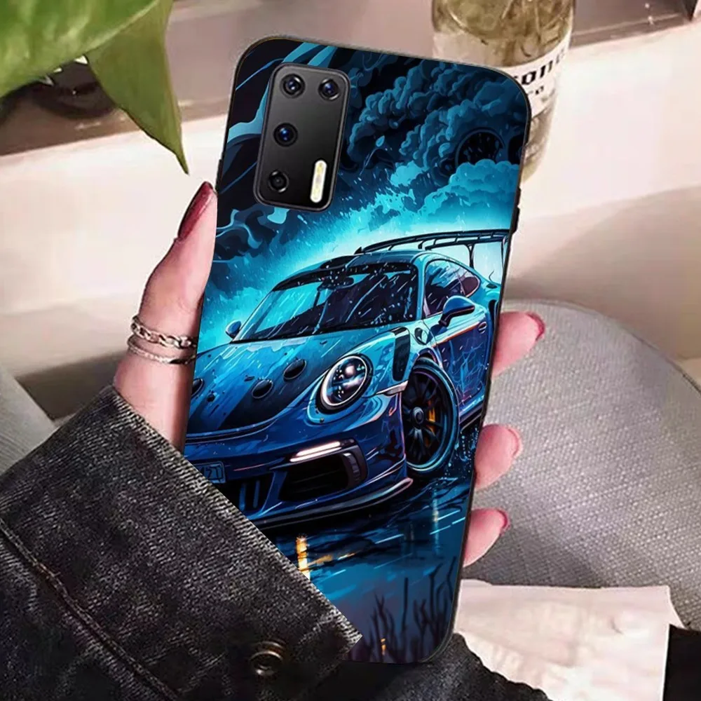 Super Cool Sports Car Phone Case For Huawei P 8 9 10 20 30 40 50 Pro Lite Psmart Honor 10 lite 70 Mate 20lite