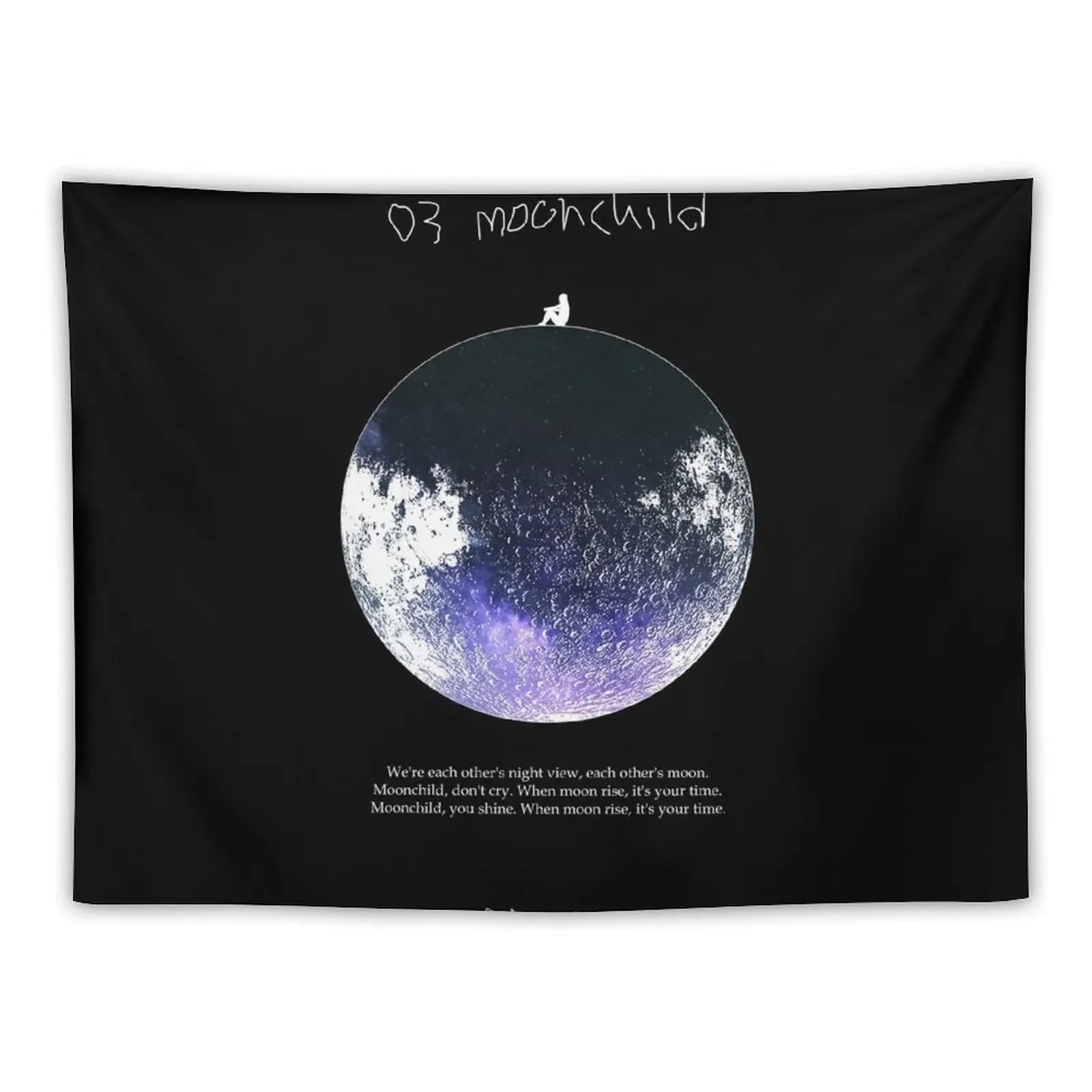 

RM Mono. - Moonchild Dark Blue Tapestry Room Design Decor For Bedroom Room Decorations Tapestry