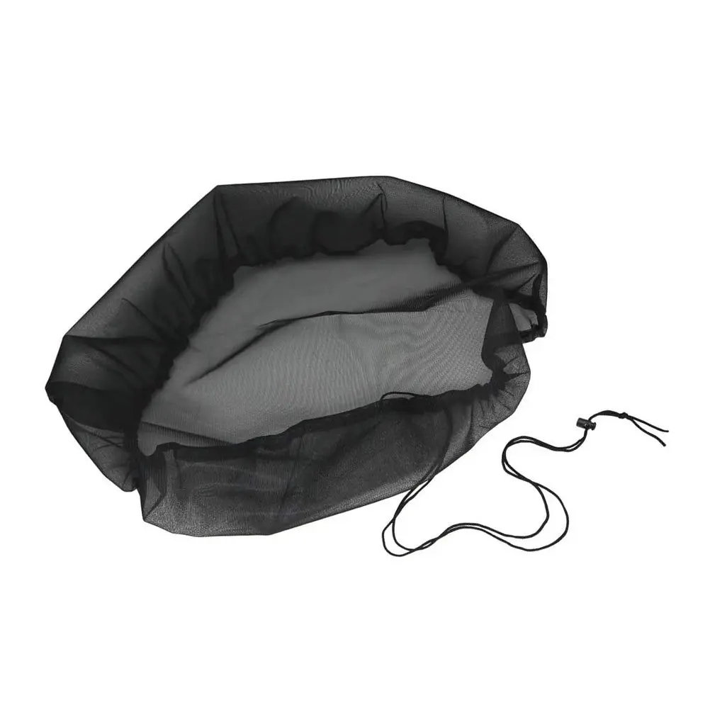 

1pc Rain Barrel Cover Black Durable Outdoor Water Bucket Hood Protective Net Cover For Water Tank Debris Bug Prevention Reusable