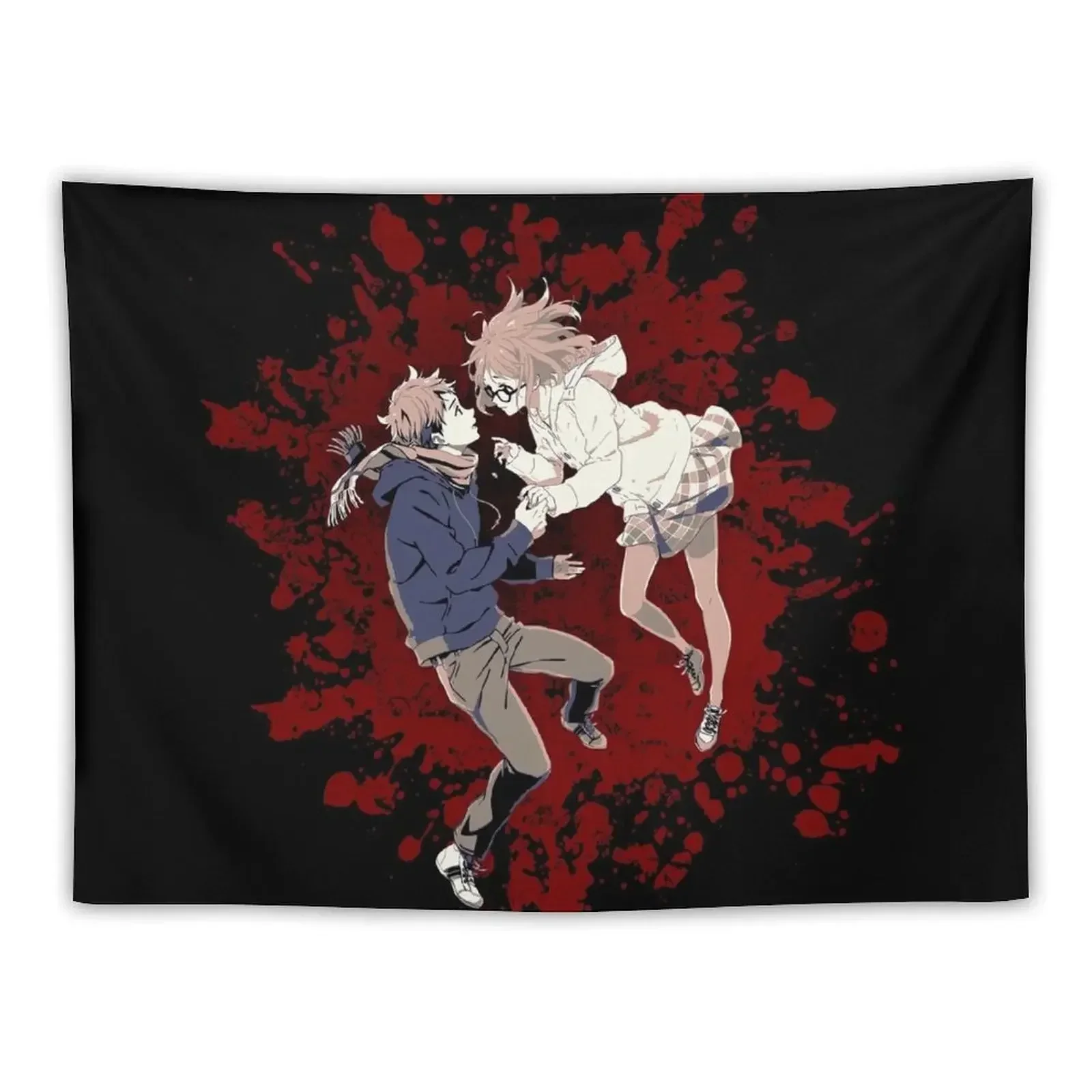 Kyoukai no kanata Tapestry Tapete For The Wall Room Design Aesthetic Room Decorations Tapestry