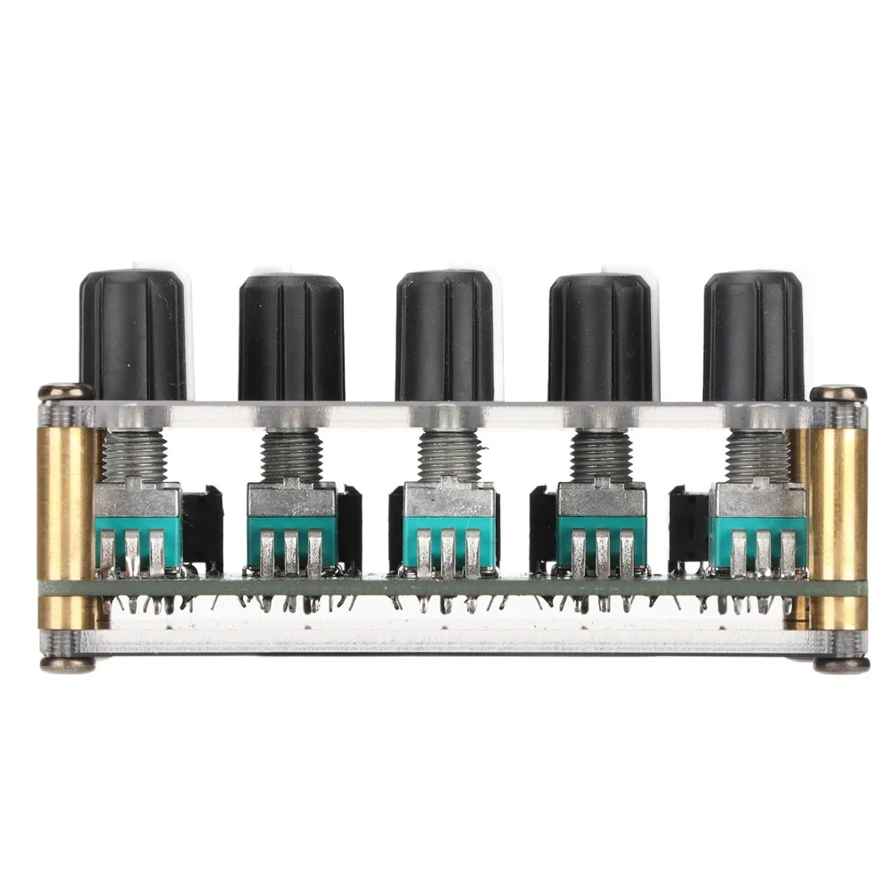 

Portable Low Noise Mini Stereo Mixer 1 In 4 Out Volume Controls 4 Channel Line Mixer Audio Mixer Home Studios