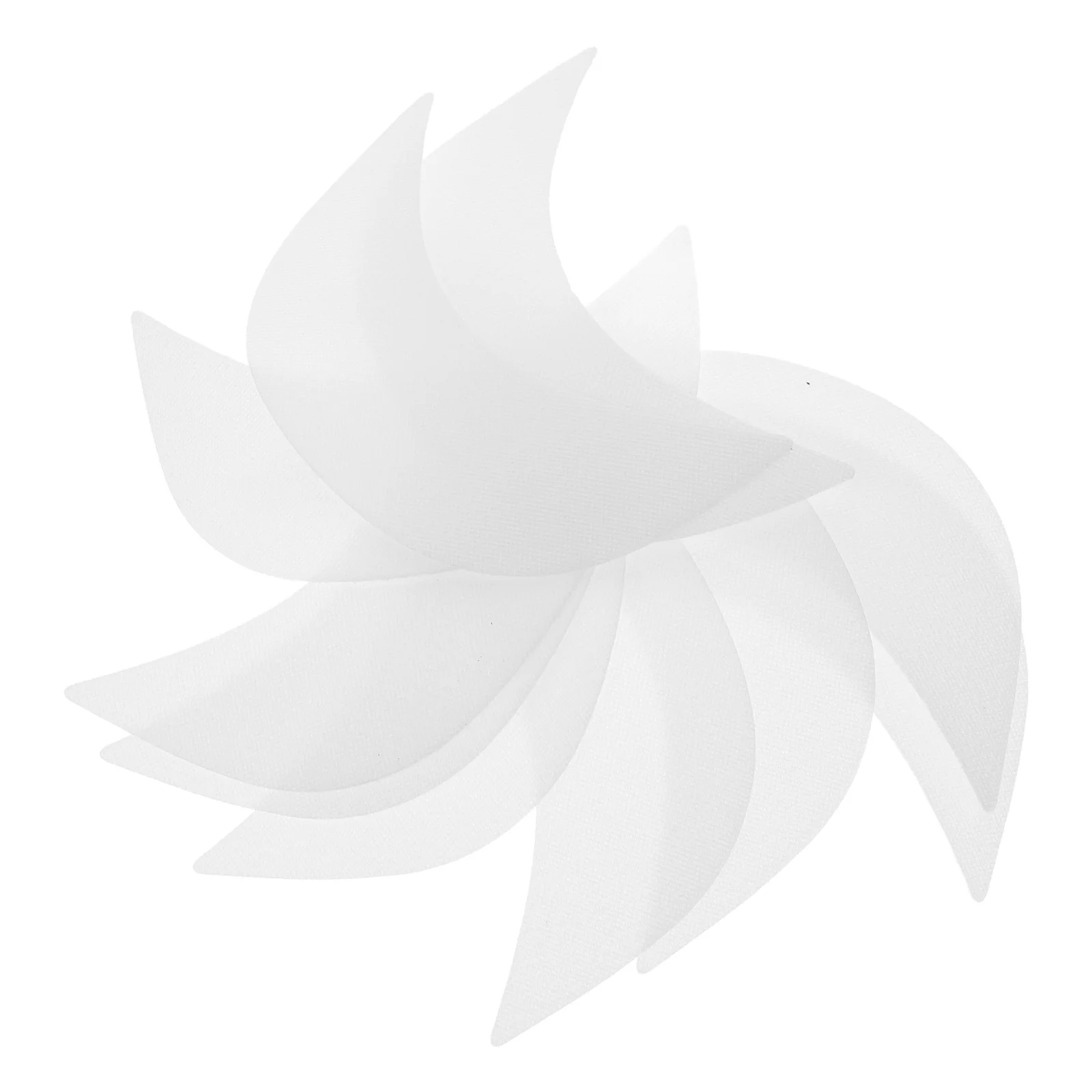 10 Pcs Eyebrow Accessories Hat Support Shaping 1650X1100X010CM Peaked Cap Brim White Caps Inserts for