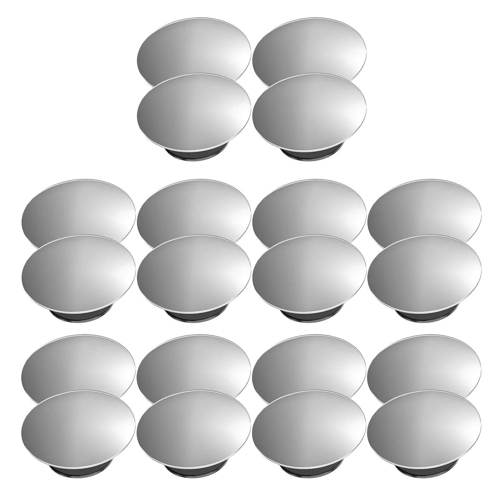 10Set Car Blind Spot Mirror Universal 360 Rotatable Convex Round Mirror Wide Angle Side View Reversing Assist Stick on Safety