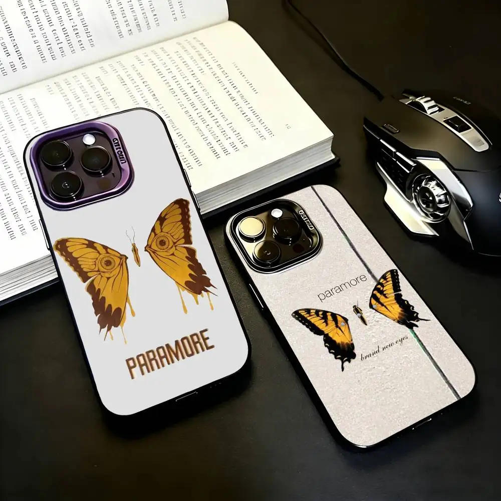 

COOL B-Band P-Paramore Black Candy silver phone case Phone Case For iPhone17,16,15,14,13,12,11 Plus,Pro Max