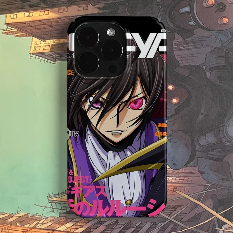 Anime Code Geass C.C. poster design Phone Case for iPhone 16 15 14 13 12 11 Pro Max XS XR XSMax 7 8 Plus Glossy HD Hard PC Cover