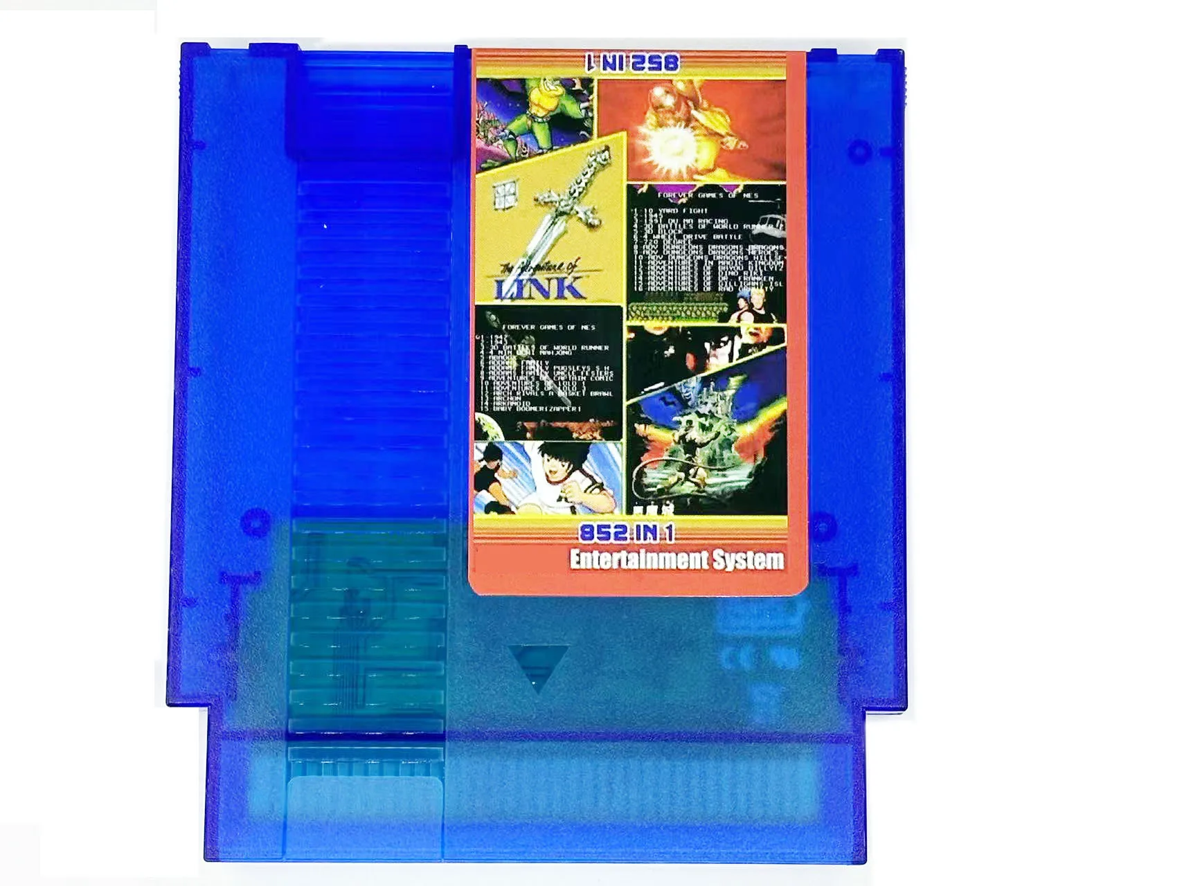 FOREVER DUO GAMES OF NES 852 in 1 (405+447) Game Cartridge for NES Console, total 852 games 1024MBit Flash Chip in use