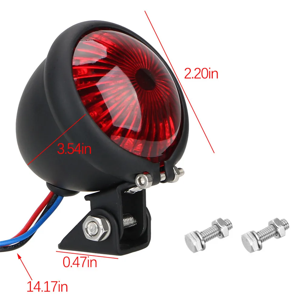 Motorcycle Modification LED Brake Taillights Signal Lights Retro LED Round Taillights Suitable For Harley Davidson Taillights view 6