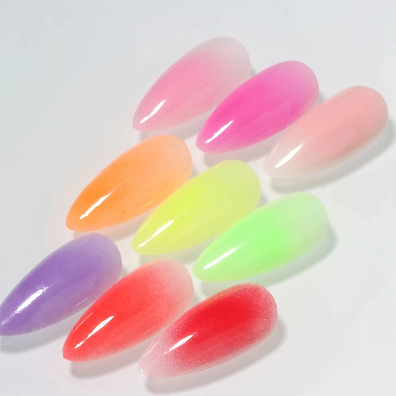 12 Color Nail Spray Powder Gradient Cloud Powder Nail Aurora Fairy Powder Neon Powder Nail Art Pigment Dust Decoartion Painting