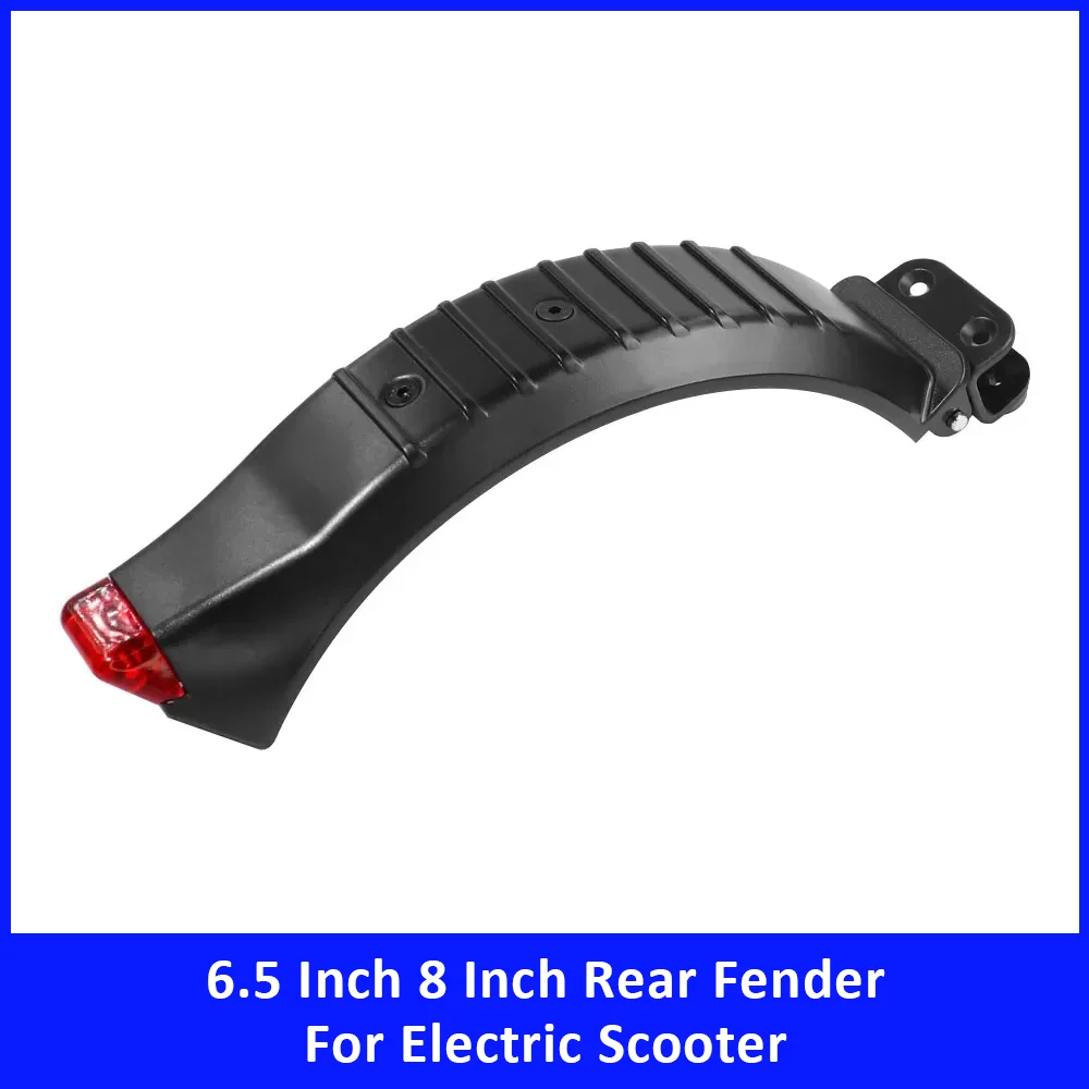 

6.5 Inch 8 Inch Universal Taillight Rear Fender with Foot Brake for Electric Scooter Durable Mudguard Replacement Parts