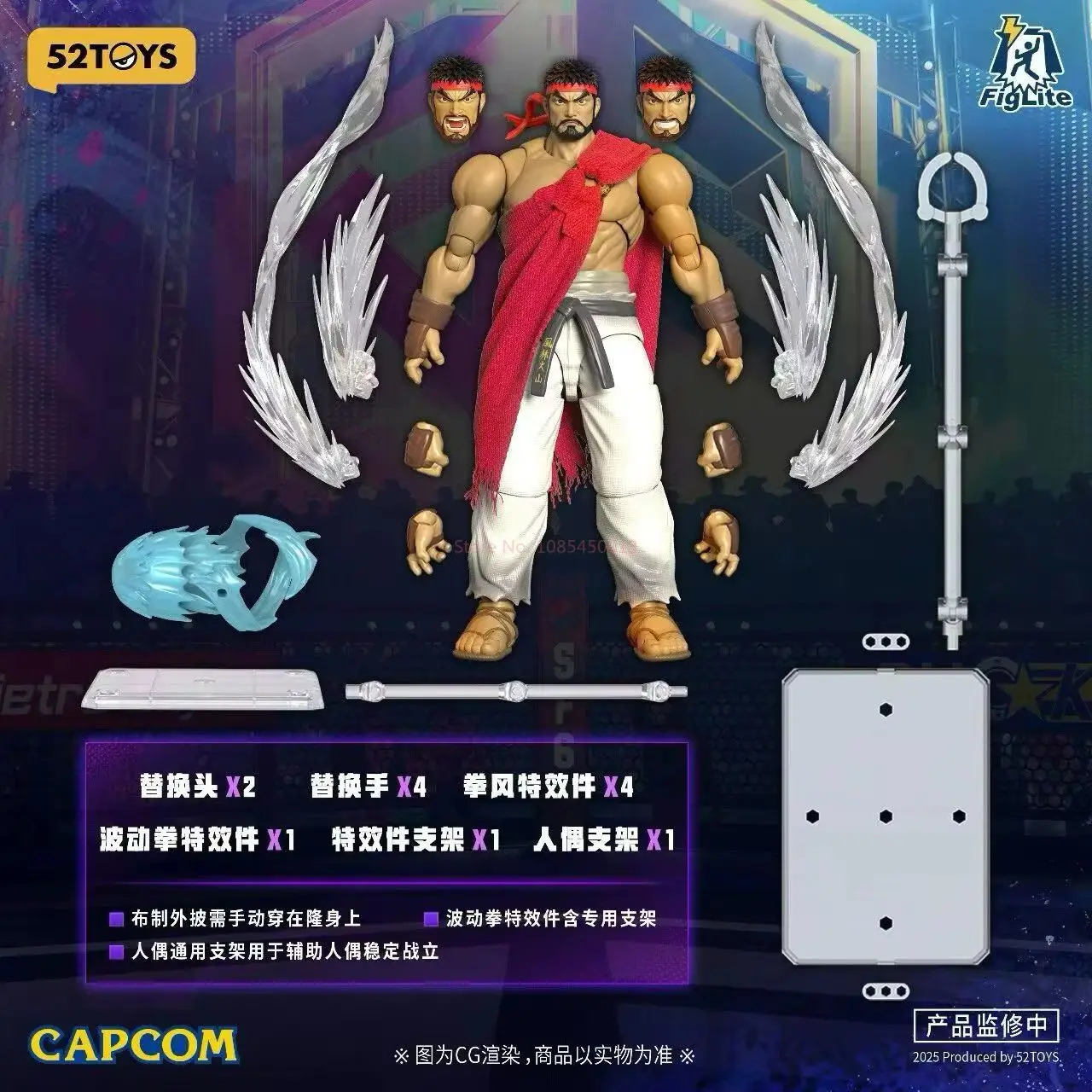 Vorverkauf Original 52 Spielzeug Figlite Street Fighter 6 Serie 1/12 Chun-Li Ryu Sammeln Action Figur Modell Spielzeug für Anime Fans