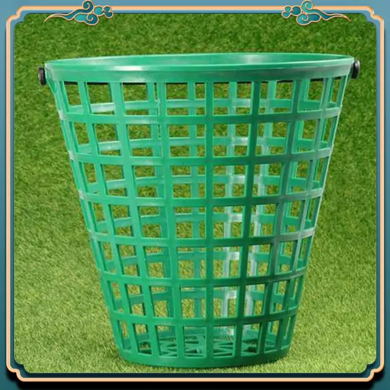 Golf Basket Golf Container With Handle Ball Rack For Stadium Outdoor Sports Green Highly Recommended