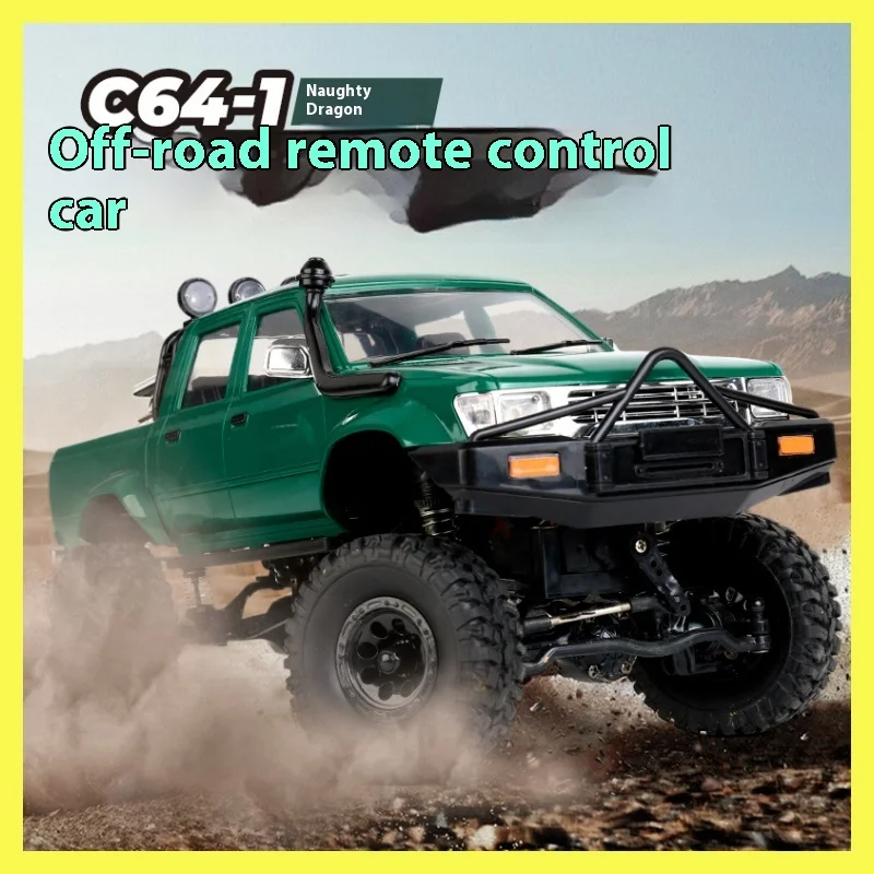 Wpl C64-1 1:16 Four-Wheel Off-Road Vehicle Model Remote Control Electric Car Toy Rc Jimny Cartoy Ja11 For Kids Christmas Gifts