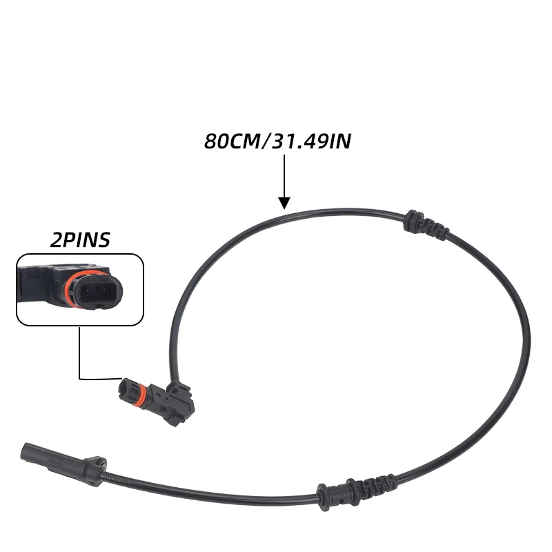 Auto ABS Sensor Vorne Links/Rechts ABS Geschwindigkeit Sensor Für Mercedes Benz C-Klasse W204 S204 2007-2014 A2045400117 2045400117 2049057702