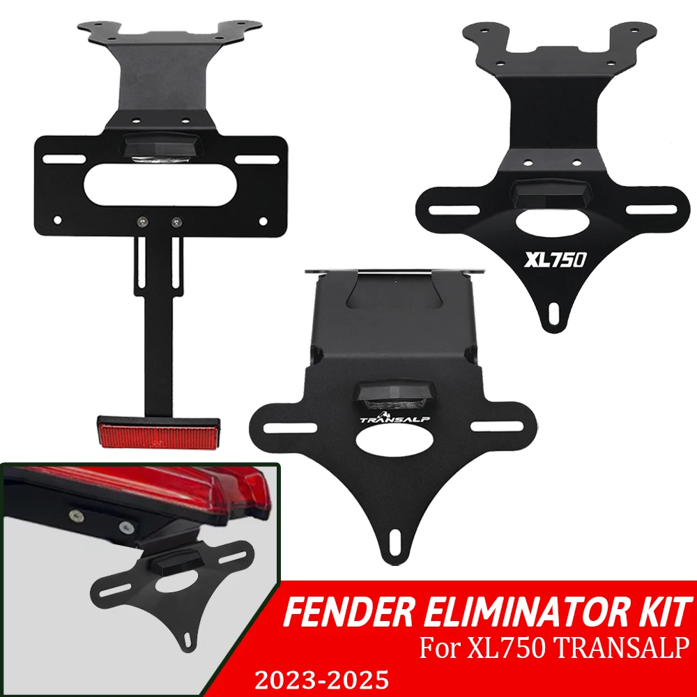 

Motorcycle License Plate Holder Fender Eliminator Registration Bracket For Honda XL750 TRANSALP XL 750 2023 2024 2025 2026