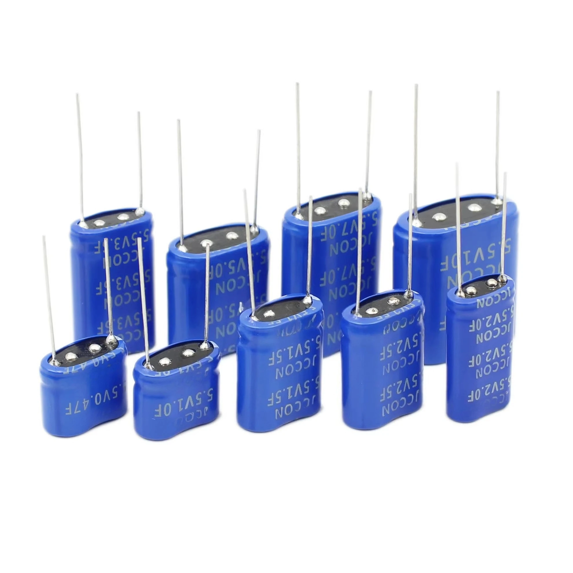10pcs for fara 5.5v0.47/1.0/1.5/2.5/5.0/10f supercapacitor combination module