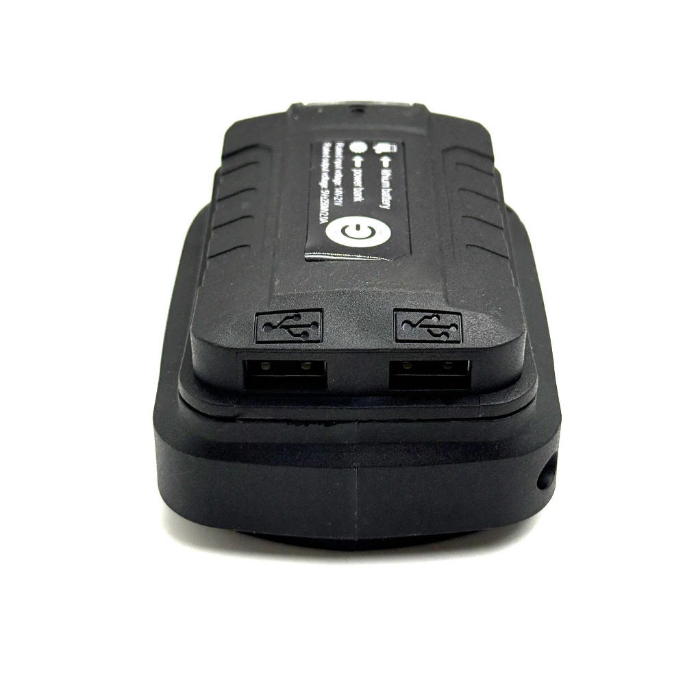 Li-ion Battery Case Adapter For Makita 18V Dual USB Ports Power Bank Phone Charger LED Working Light Converter Lamp Flashlight