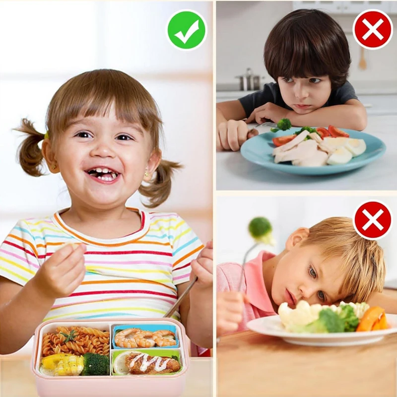 8PCS Silicone Lunch Box Dividers For Children Kids School Food Dividers For Bento Box Silicone Cupcake Liners Mold Baking Tools. view 3