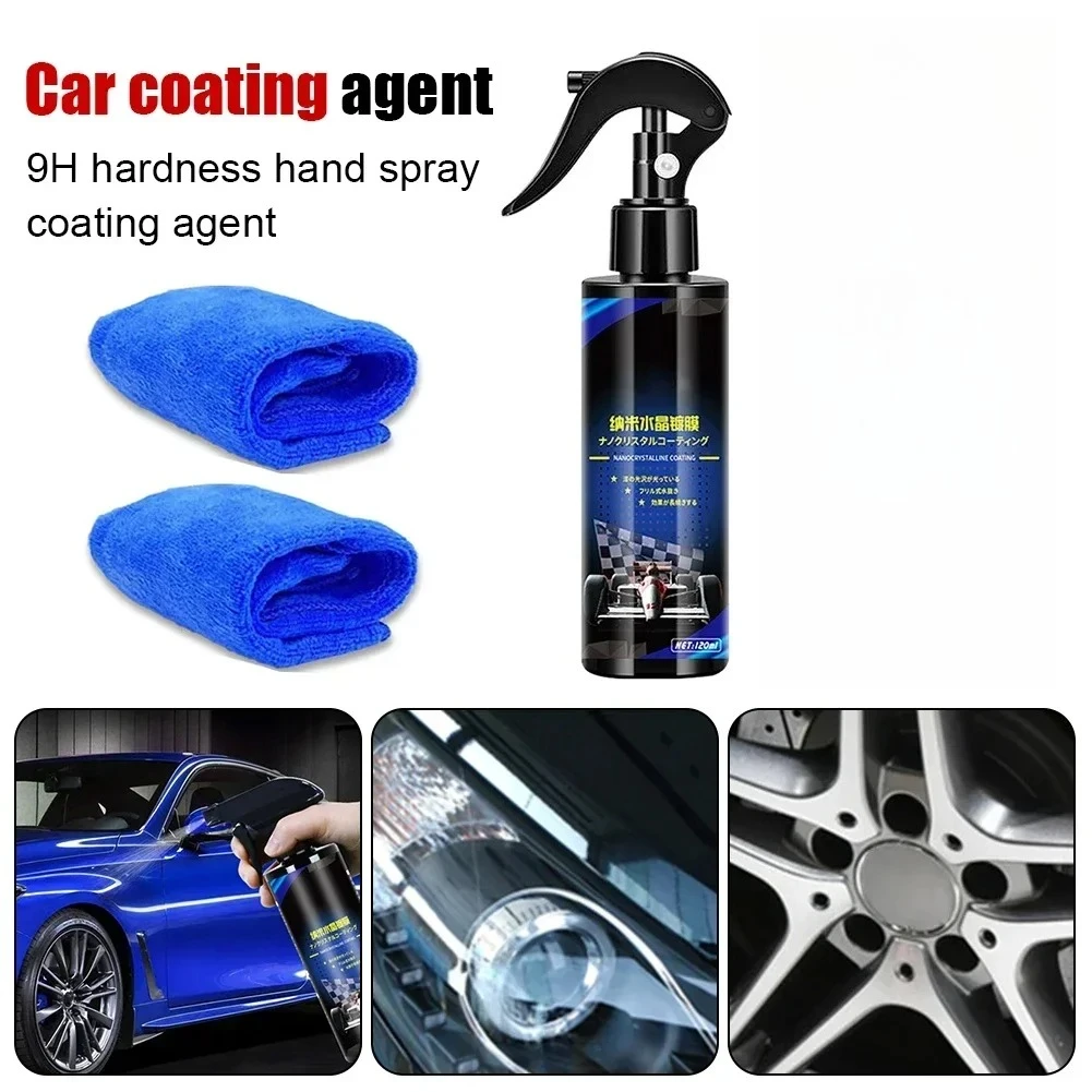 

Керамическое автомобильное покрытие 9H 10H Уход за краской Нано-полировка Кристаллическое покрытие Спрей-герметик Продукты Гидрофобное покрытие Жидкий воск