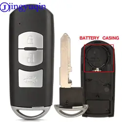 jingyuqin 3-przyciskowa obudowa inteligentnego kluczyka do MAZDA M2 M3 M5 M6 CX-3 CX-5 Demio Axela Premacy Atenza Car Remote Keyless Case Fob