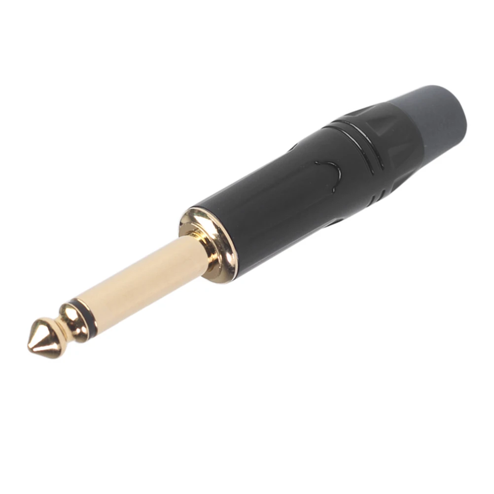 

5 PCS Welding Plug Great Signal Transmission Connector Guitar Jack Microphone 6.35mm Instrument