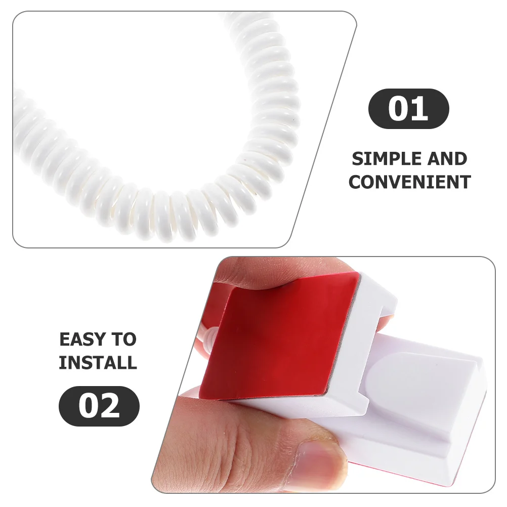 

2pcs Anti-Loss Rope Hook For Remote Control No-Drill Self-Adhesive Mount Universal Holder For Phones Security