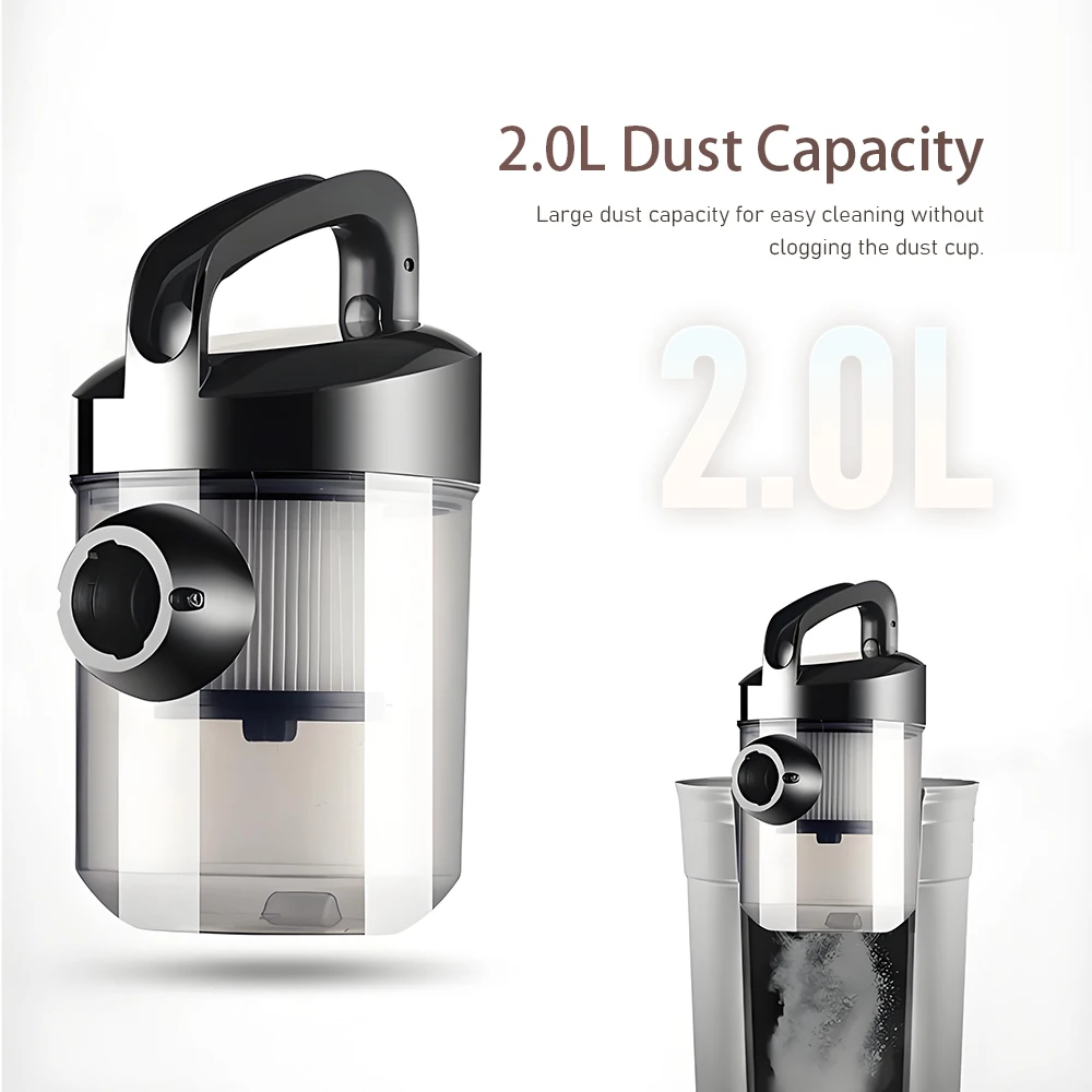 Upright Vacuum Cleaner Large Suction Portable Vacuum Cleaner Multi-function Lightweight Large Capacity Vacuum for Home Pet Car