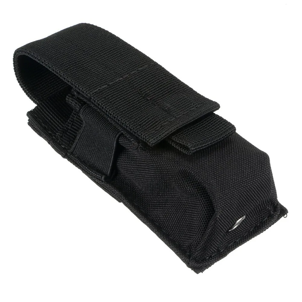 Taktische Molle Taschenlampe Tasche Taschenlampe Halter 9mm Magazin Einzel Mag Tasche Messer Holster M5 EDC Outdoor Jagd Werkzeug Tasche – Detail 9