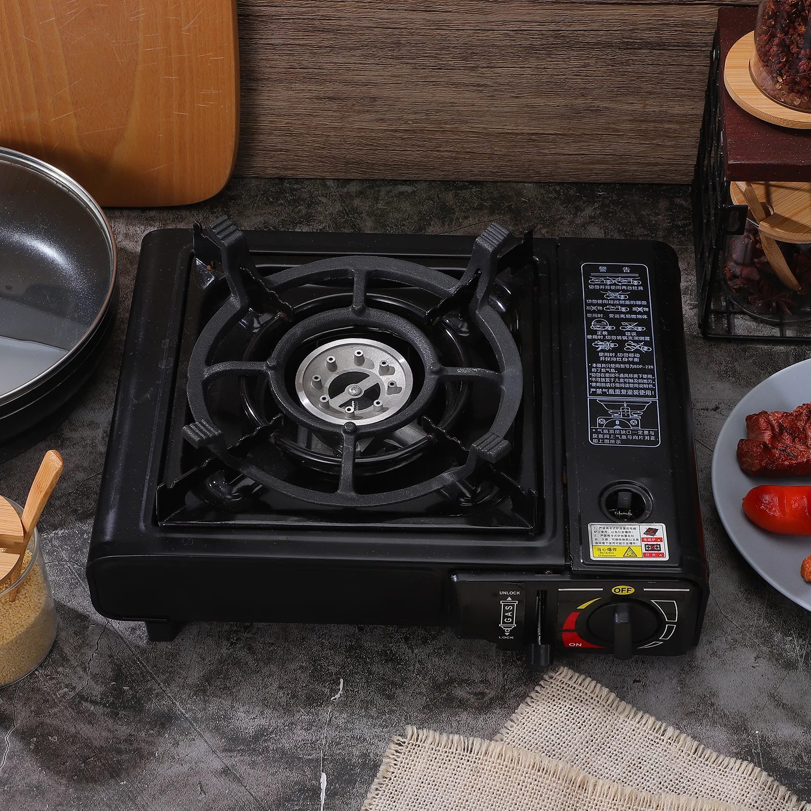 

Iron Gas Stove Pan Stand Non Slip Four Pronged Wok Support Stable Universal Gas Stove Burner Pan Holder Wok Support Stand