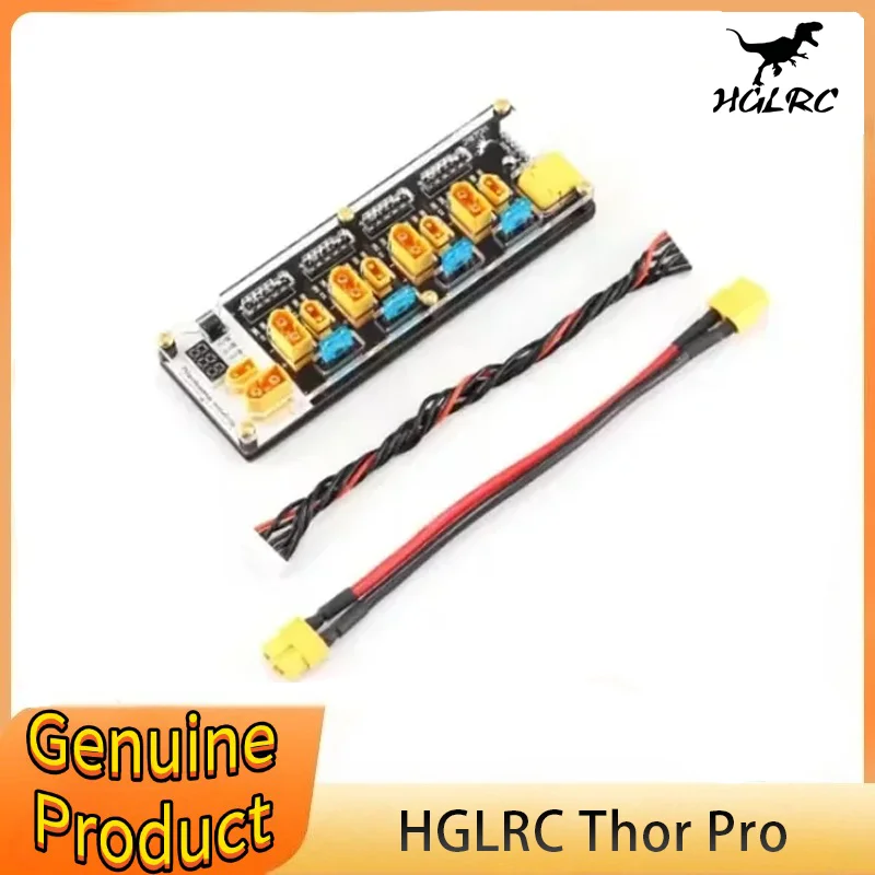 HGLRC Thor PRO LIPO Battery Balancer Charger Board 40A XT60 XT30 2-6S LIPO Charger for IMAX B6 ISDT Q6 Nano Reward6 Pro P6