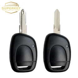 SUPERKEY Remote Car Key Shell Case For Renault Symbol Kangoo 2002-2004 For Renault Clio II 2001-2008 No Battery Holder