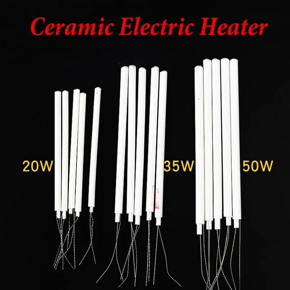 1/5/10pcs 20W 35W 50W Soldering Iron Heating Element Ceramic Electric Heater 220V Adjustable Temperature Solder Internal Adapter