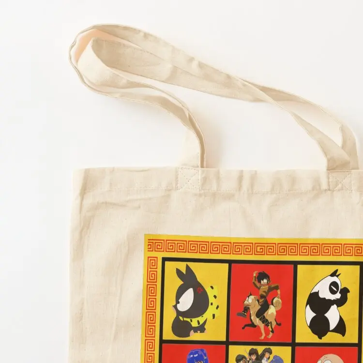 Ranma 1/2 Pattern - ORIGINAL by SillyFun.redbubble.com Tote Bag personalized tote Women's tote bag canvas bag