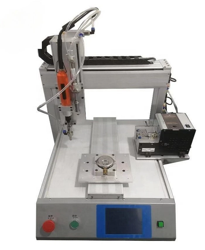 Automatic screwdriver with wire feeder Automatic Tightening Screw Machine Set is suitable for woodworking magnetic use