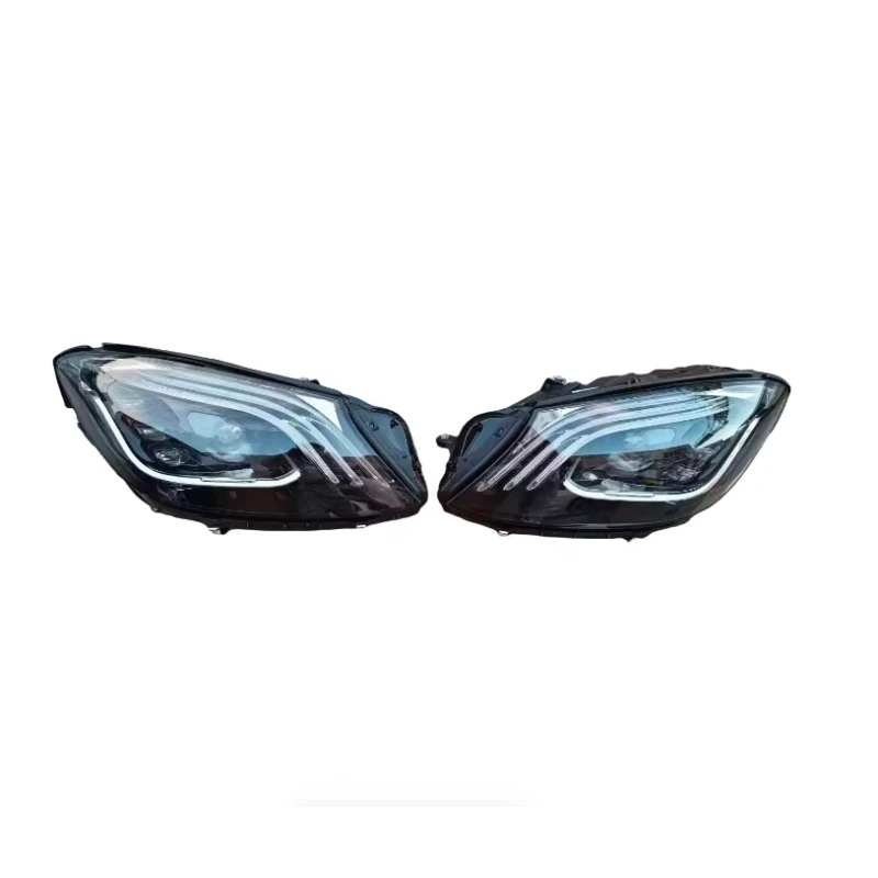 

2020 W222 car light upgraded to S350 suitable headlight, 6000k white color temperature new condition 12v voltage