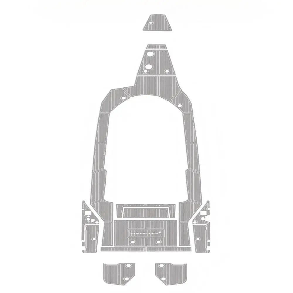 

2021 Axopar 28 Swim Platform Step Cockpit Pad Boat EVA Foam Faux Teak Deck Floor Mat SeaDek MarineMat Style Self Adhesive