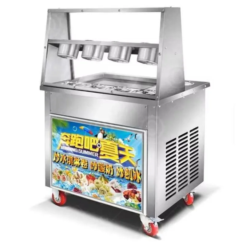 

Ice Cream Roll Machine/factory Supply Roll Fried Thailand Ice Cream Machine