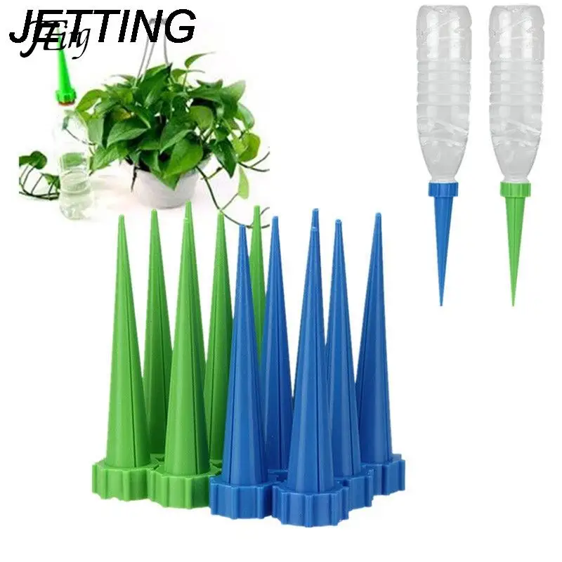 4PCS Automatic Garden Watering Spike Plant Flower Waterers Bottle Irrigation System Cones Cleaning Tools