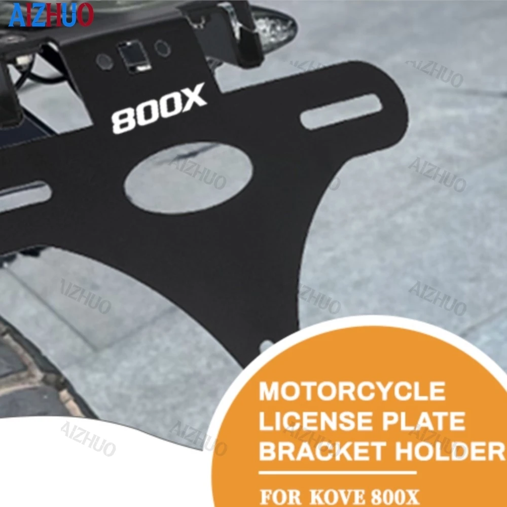 

For KOVE 800 X Pro Rally Super Adventure 2024-2025 2026 800X Motorcycle Plate Holder Tail Tidy License Fender Eliminator Bracket