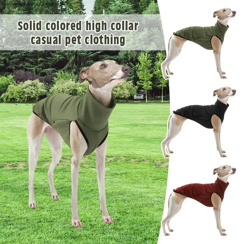 Two-legged Dog Jacket Italian Greyhound Warm Vest Greyhound Whippet Dog Pet Pullover Coat For Small Medium Big Dog Jacket