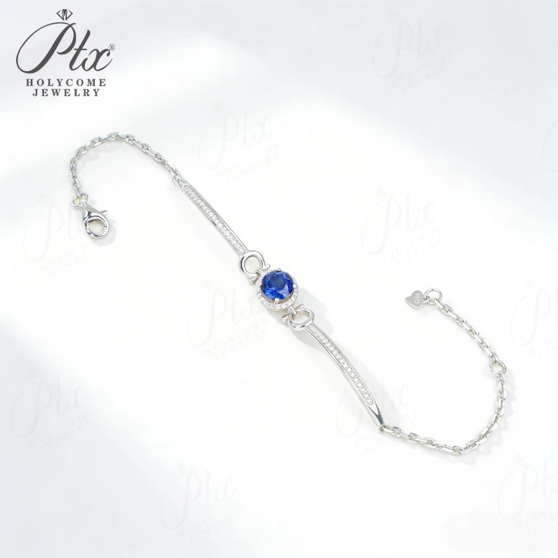 

Round Cut Lab Grown Ruby Sapphire Padparadscha White Gold Bracelet Vibrant Gemstone Stacking Bangle Fine Jewelry Gift for Women