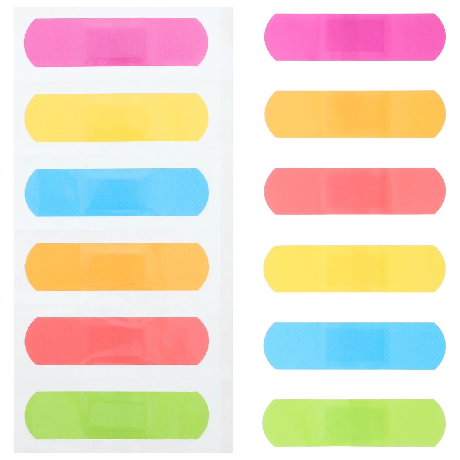 

60 Pcs Colorful Cartoon Bandage Wound Care Patches Stickers Disposable Adults Bandages First Aids Adorable for Outdoor Pe