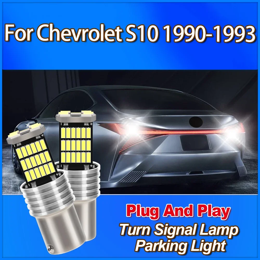 

1157 BAY15D P21/5W 6000K указатель поворота, высококачественный парковочный фонарь 6 Вт Plug and Play для Chevrolet S10 1990 1991 1992 1993
