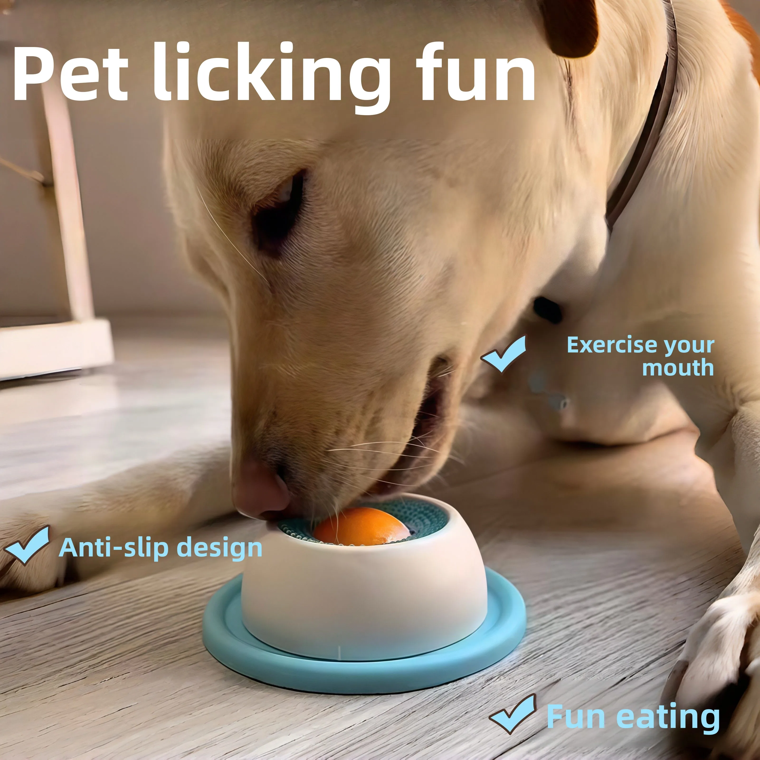 Alfombrilla Lamer Comedero Lento Interactivo para Gatos y Perros - imagen 5
