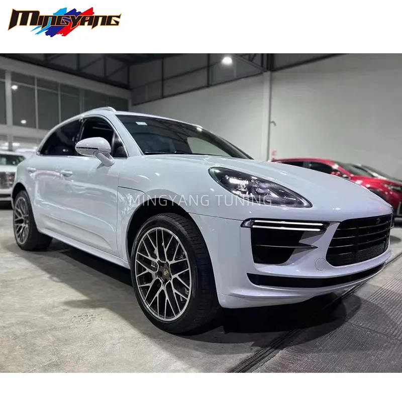 ملحقات مصدات السيارة مصابيح أمامية LED طقم هيكل لترقية 14-21 95B.1 95B.2 95B إلى 21 طقم هيكل تجميل توربو #3