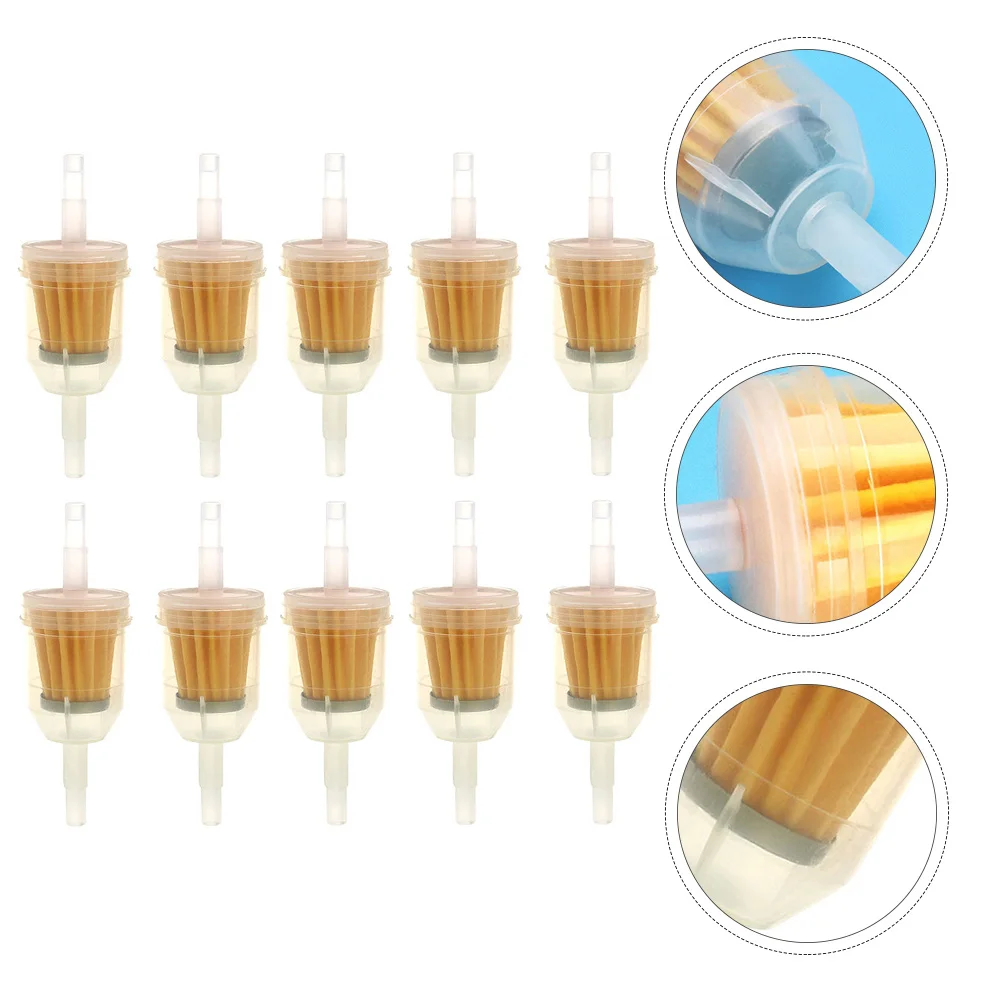 

10Pcs Motorcycle Filters Reliable Inline Fuel Filter Replacement for Motorcycle Supplies Motorbike Filters