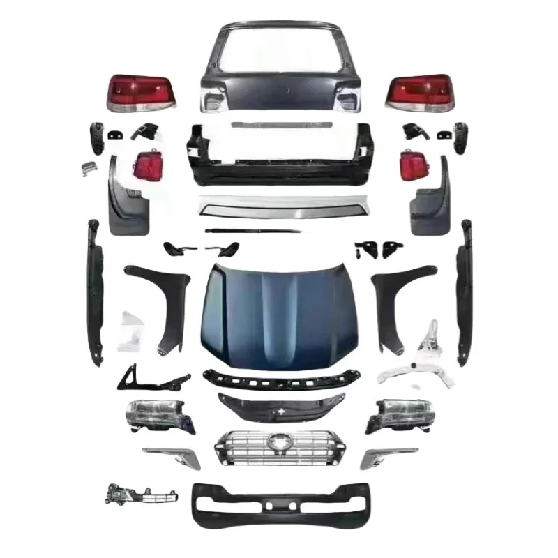 

Auto Retrofit Body Kits s Land Cruiser 2008-2015 Upgr with Fog Light Bumper Cut-Outs Old and New Models